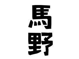 馬 名字|「馬」(ば / うま / ま)さんの名字の由来、語源、分布。